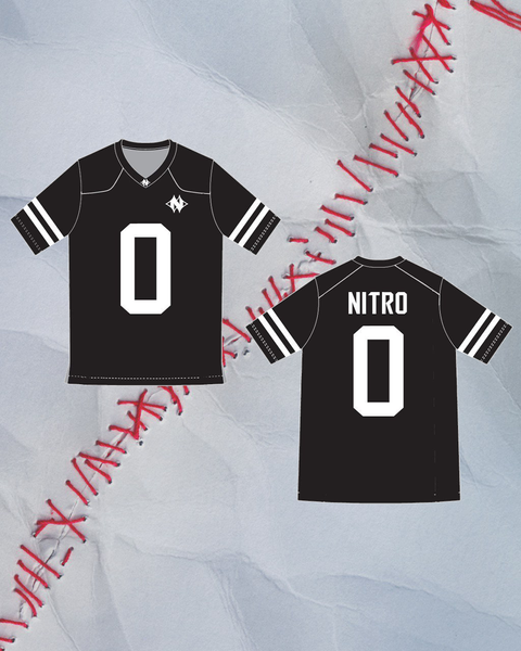 NITRO T-SHIRT "FOOTBALL" BLACK