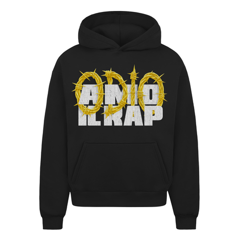 NITRO HOODIE "ODIO IL RAP" BLACK